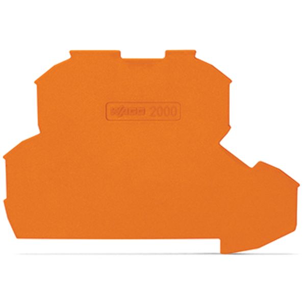 End plate 0.7 mm thick orange image 3