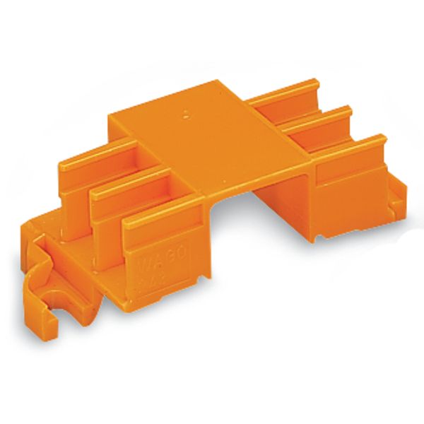 Mounting carrier for 6 connectors 243 Series orange image 2