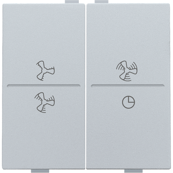 Double key with ventilator symbols 0 to 3 for wireless switch or push image 3