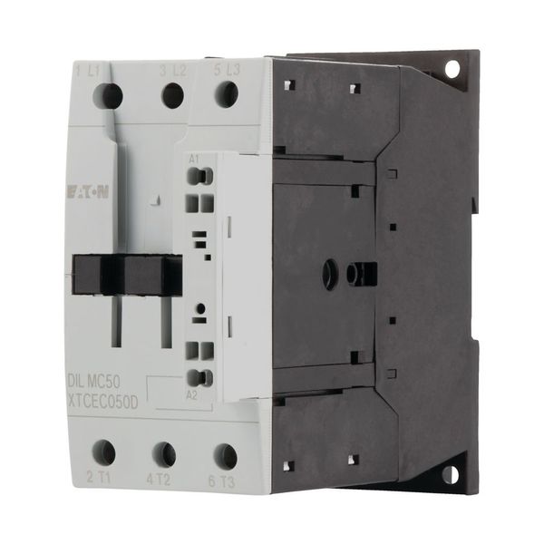 Contactor, 3 pole, 380 V 400 V 22 kW, 110 V 50 Hz, 120 V 60 Hz, AC operation, Spring-loaded terminals image 9