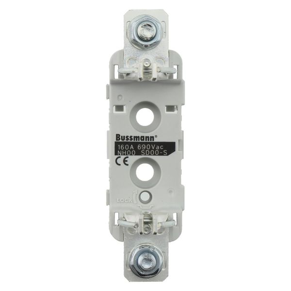 Fuse-base, LV, 160 A, AC 690 V, NH00, 1P, IEC, screw mount image 9