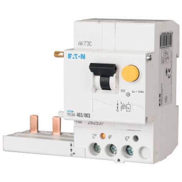 Residual-current circuit breaker trip block for PLS. 63A, 3 p, 1000mA, type AC image 1