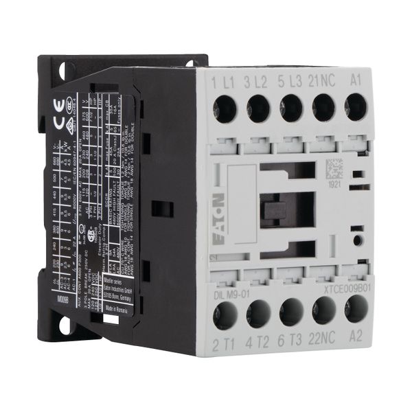 Contactor, 3 pole, 380 V 400 V 4 kW, 1 NC, 24 V 50/60 Hz, AC operation, Screw terminals image 11