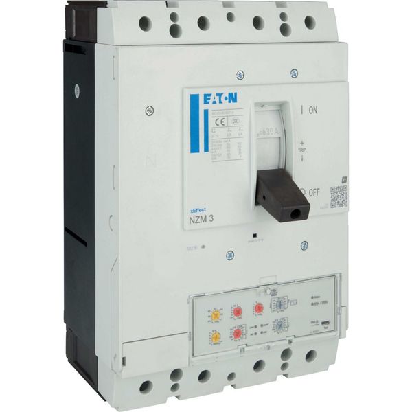 NZM3 PXR20 circuit breaker, 630A, 4p, screw terminal, earth-fault protection image 11