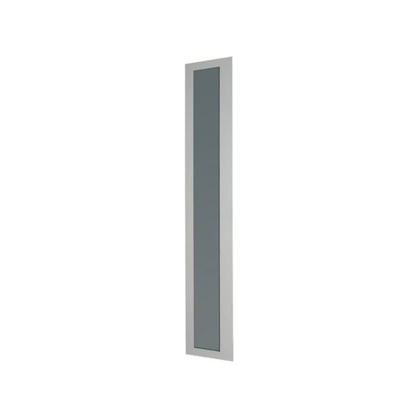 Transparent door (sheet metal), left-hinged, internal locking, IP55, HxW=1730x405mm image 3