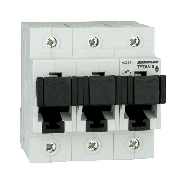 TYTAN II, D02 Fuse switch disconnector, 3-pole, complete 35A image 1