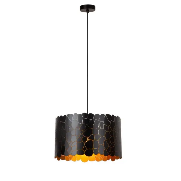 Lucide ALMELO - Hanging lamp - 1xE27 - Black image 1