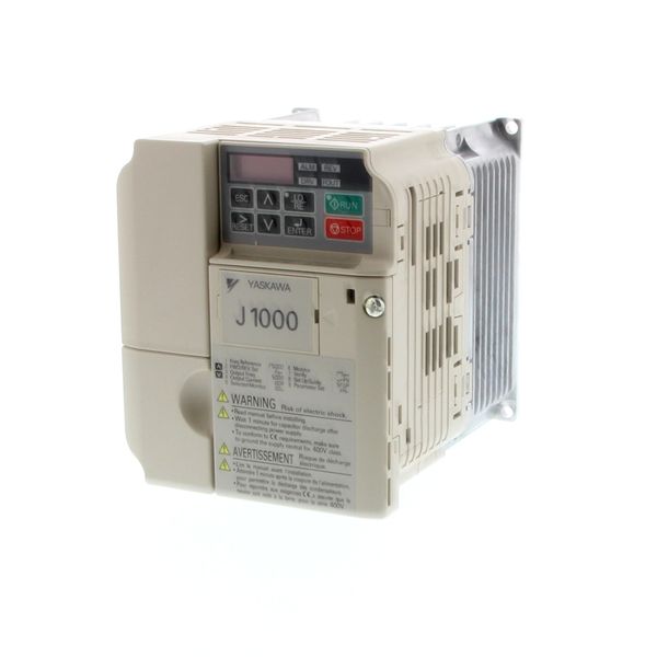 Inverter drive, 1.5kW, 8.0A, 200 VAC, 3-phase, max. output freq. 400Hz image 1