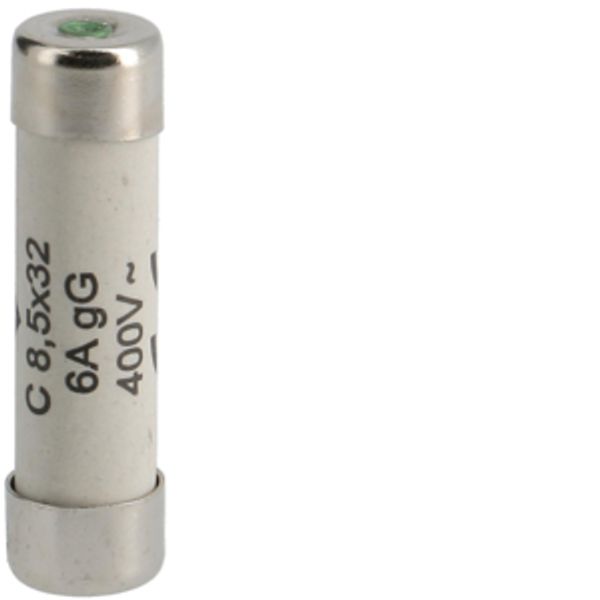 Cylinder Fuses Type C 8,5x32mm gG 6A 400 V AC 100kA image 1