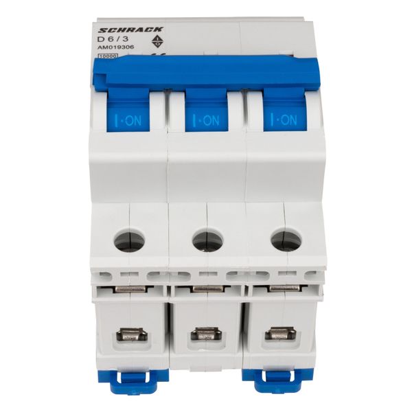 Miniature Circuit Breaker (MCB) AMPARO 10kA, D 6A, 3-pole image 2