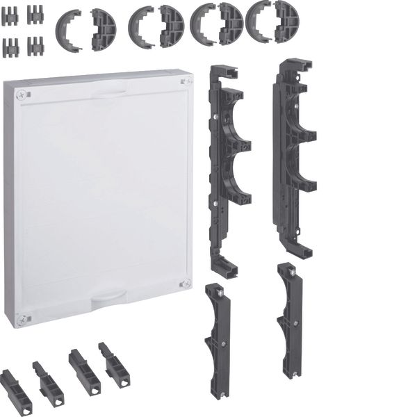 Assembly unit, universN, 300x250mm, for 2 pole busbar PE / N image 1