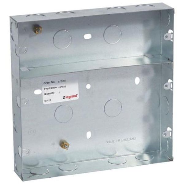 Flush-mounting box - for British standard plates and frames - 3 x 6 modules, Legrand - Arteor image 1