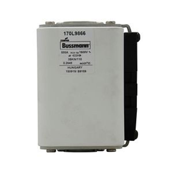 Fuse-link, high speed, 500 A, AC 1600 V, Size 3, 85 x 96 x 112 mm, aR, IEC, single indicator image 3