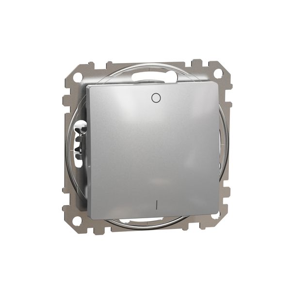 Sedna Design & Elements, 2-Pole switch 10AX, professional, aluminium image 3