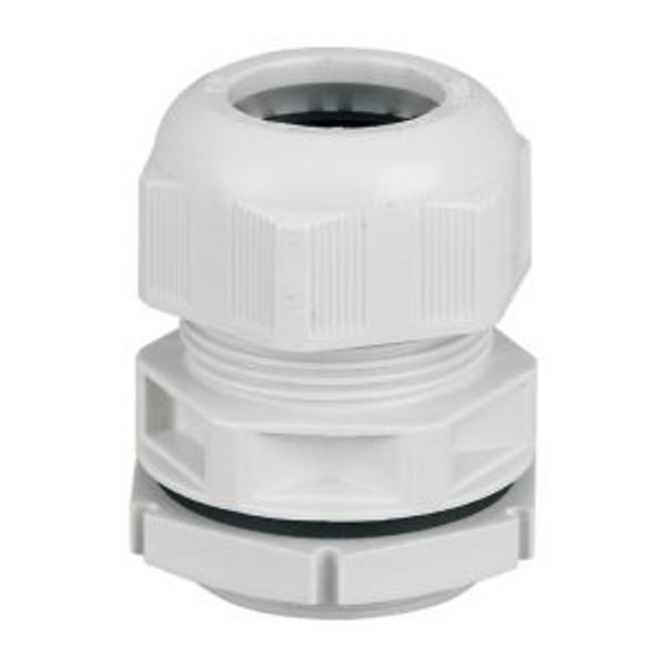 Cable gland, M40, RAL 7035, IP68 image 2