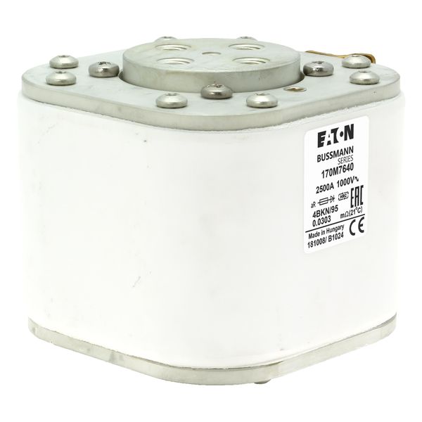 Fuse-link, high speed, 2500 A, AC 1000 V, size 4, 105 x 120 x 95 mm, aR, IEC, single indicator image 10