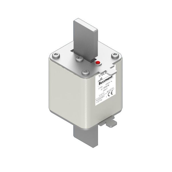 Fuse-link, high speed, 315 A, AC 1000 V, Size 2, 59 x 59 x 150 mm, aR, IEC, single indicator image 15