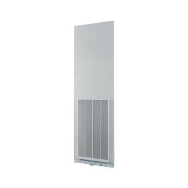 Front plate (section high), ventilated, W=600mm, IP42, grey image 2