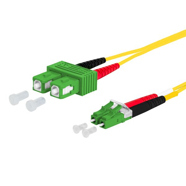 OpDAT patch cord SC-D APC/LC-D APC OS2, 10.0 m image 1