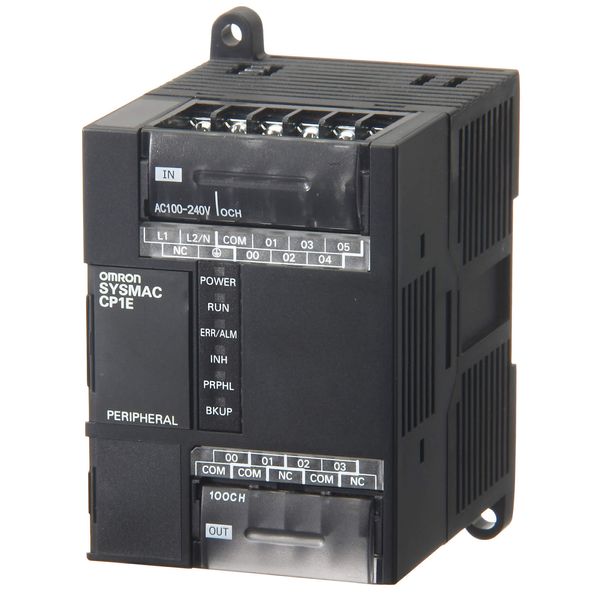 PLC, 24 VDC supply, 6 x 24 VDC inputs, 4 x NPN outputs 0.3 A, 2K steps image 1