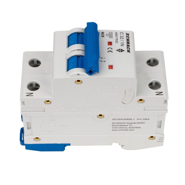 Miniature Circuit Breaker (MCB) AMPARO 10kA, C 32A, 1+N image 5