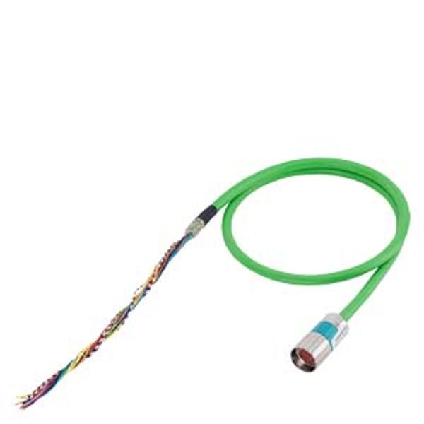 Signal cable pre-assembled for incr. encoder HTL in motor Connection…6FX8002-2AH00-1HA0 image 1