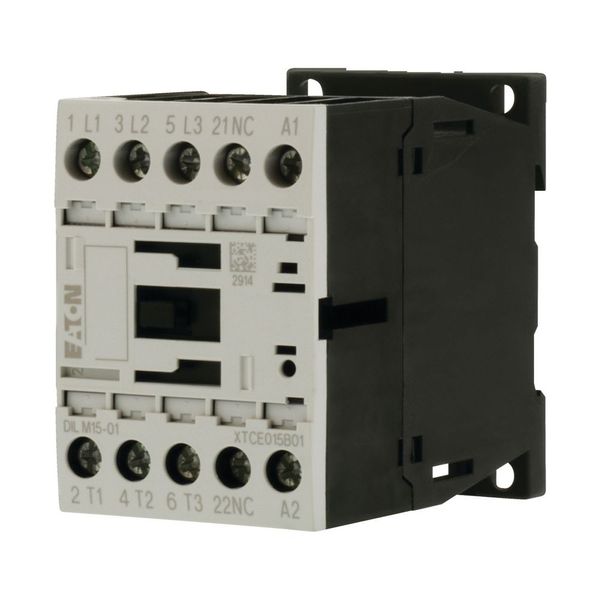 Contactor, 3 pole, 380 V 400 V 7.5 kW, 1 NC, 220 V DC, DC operation, Screw terminals image 14