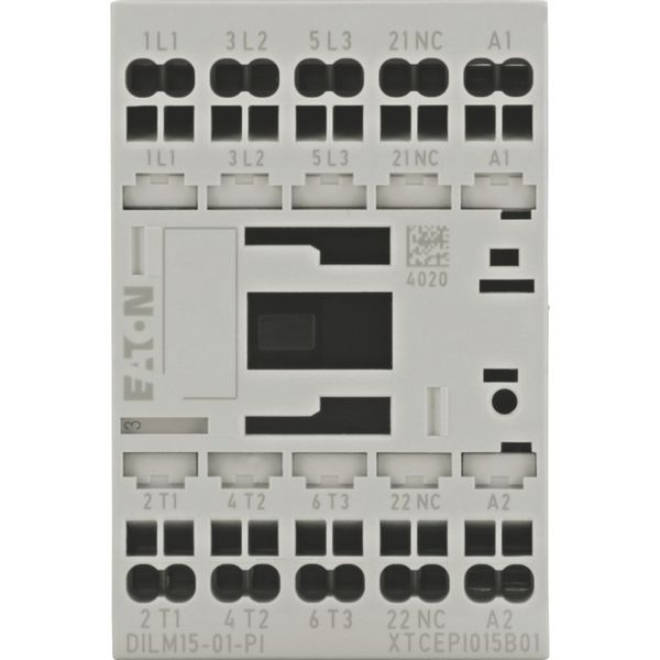 Contactor, 3 pole, 380 V 400 V 7.5 kW, 1 NC, 24 V 50/60 Hz, AC operation, Push in terminals image 5