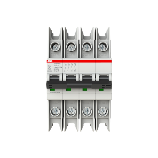 SU204MR-K10 Miniature Circuit Breaker - 4P - K - 10 A image 3