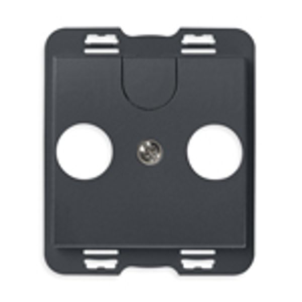 TV-RD-SAT-socket adaptor grey image 1