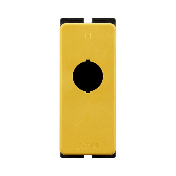 Surface mounting enclosure, flat, 1 mounting location, M22, yellow image 8