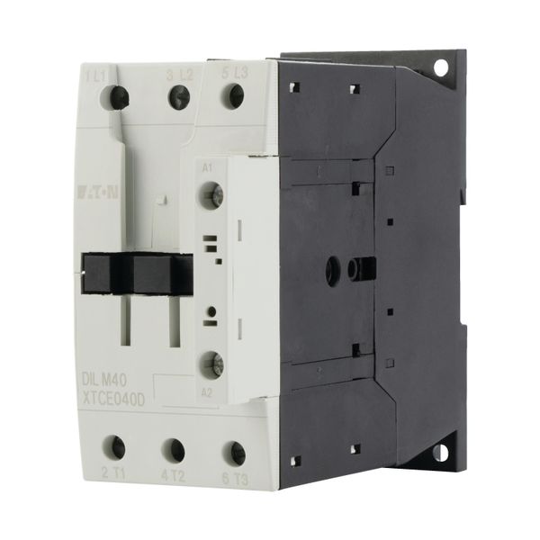 Contactor, 3 pole, 380 V 400 V 18.5 kW, 190 V 50 Hz, 220 V 60 Hz, AC operation, Screw terminals image 5