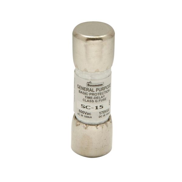Fuse-link, low voltage, 5 A, AC 600 V, DC 170 V, 33.3 x 10.4 mm, G, UL, CSA, fast-acting image 2
