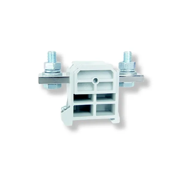 Rail-mounted screw terminal block ZSG1-240.0s grey image 1