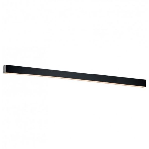 Linear Wall Lamp Direct+Indirect L2820 3000K Black image 1