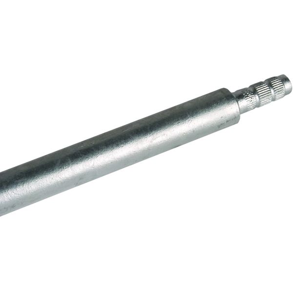 Earth rod D 20mm L 1000mm St/tZn Type Z with triple knurled pin image 1