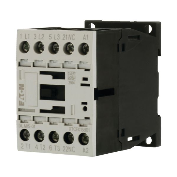 Contactor, 3 pole, 380 V 400 V 7.5 kW, 1 NC, 208 V 60 Hz, AC operation, Screw terminals image 6