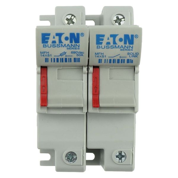 Fuse-holder, low voltage, 50 A, AC 690 V, 14 x 51 mm, 1P + neutral, IEC image 10