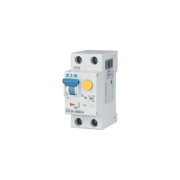 RCD/MCB combination, 20 A, 30 mA, MCB trip characteristic: B, 1p+N, RCD trip characteristic: A image 14