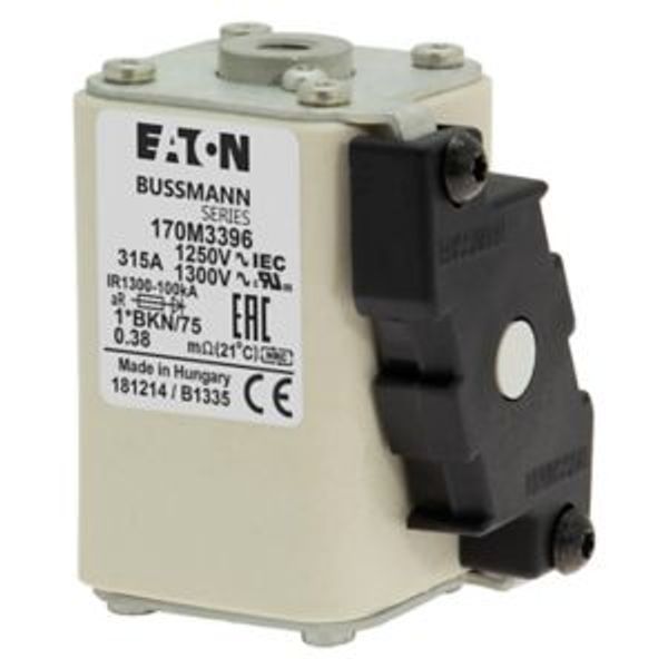 Fuse-link, high speed, 63 A, AC 690 V, compact size 1, 45 x 59 x 51 mm, aR, IEC, UL, single indicator, flush end, M8 image 4