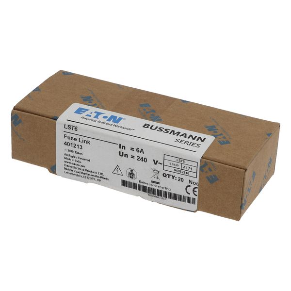 Fuse-link, LV, 6 A, AC 240 V, BS88, 15 x 49 mm, gL/gG, BS image 15