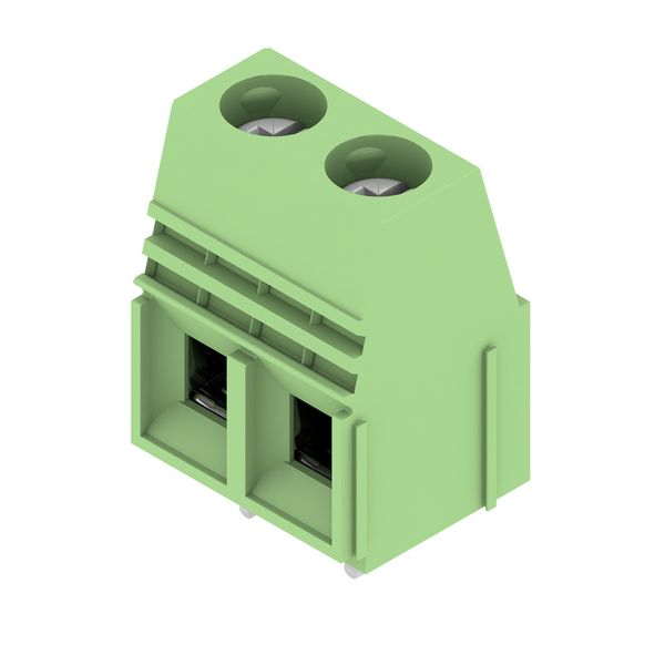 PCB terminal, 10.16 mm, Number of poles: 2, Conductor outlet direction image 1