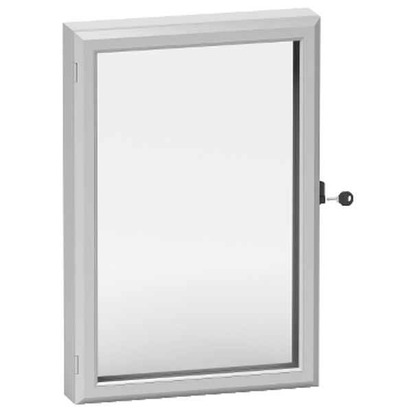 Control window with aluminum frame and 3 mm acrylic window 600 x 600 mm image 2