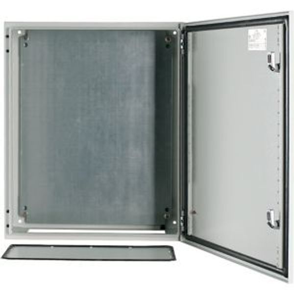 Wall enclosure with mounting plate, HxWxD=600x500x200mm image 3