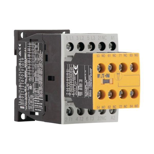Safety contactor, 380 V 400 V: 4 kW, 2 N/O, 3 NC, 24 V DC, DC operation, Screw terminals, with mirror contact. image 16
