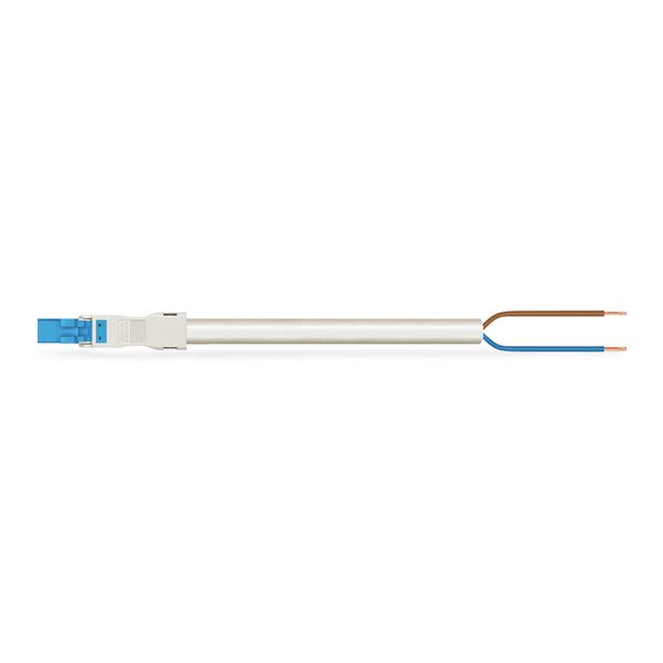 pre-assembled connecting cable Eca Plug/open-ended blue image 1