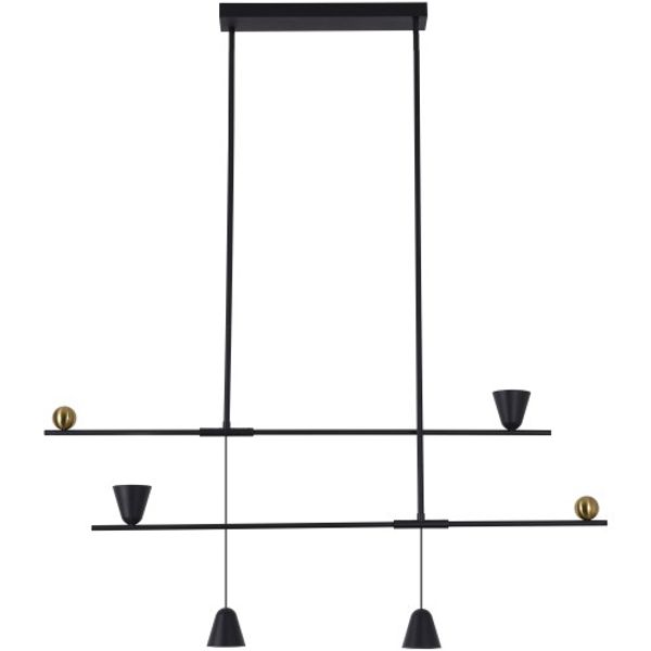 4/Lights Pendant Bar Donatella image 1