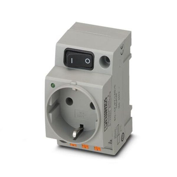 Socket outlet for distribution board Phoenix Contact EO-CF/PT/LED/S 250V 16A AC image 3
