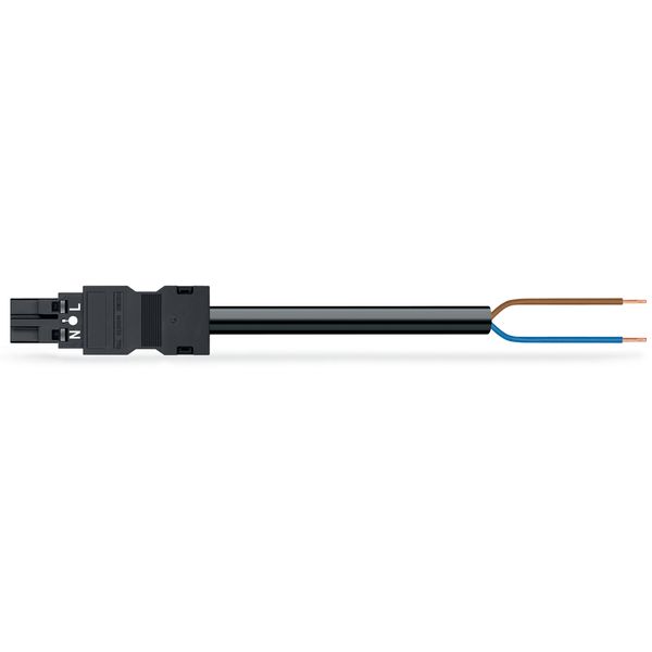 pre-assembled connecting cable Eca Plug/open-ended black image 4
