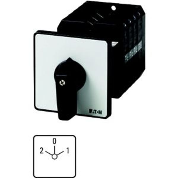 Multi-speed switches, T5B, 63 A, rear mounting, 3 contact unit(s), Contacts: 6, 60 °, maintained, With 0 (Off) position, 2-0-1, Design number 7 image 4